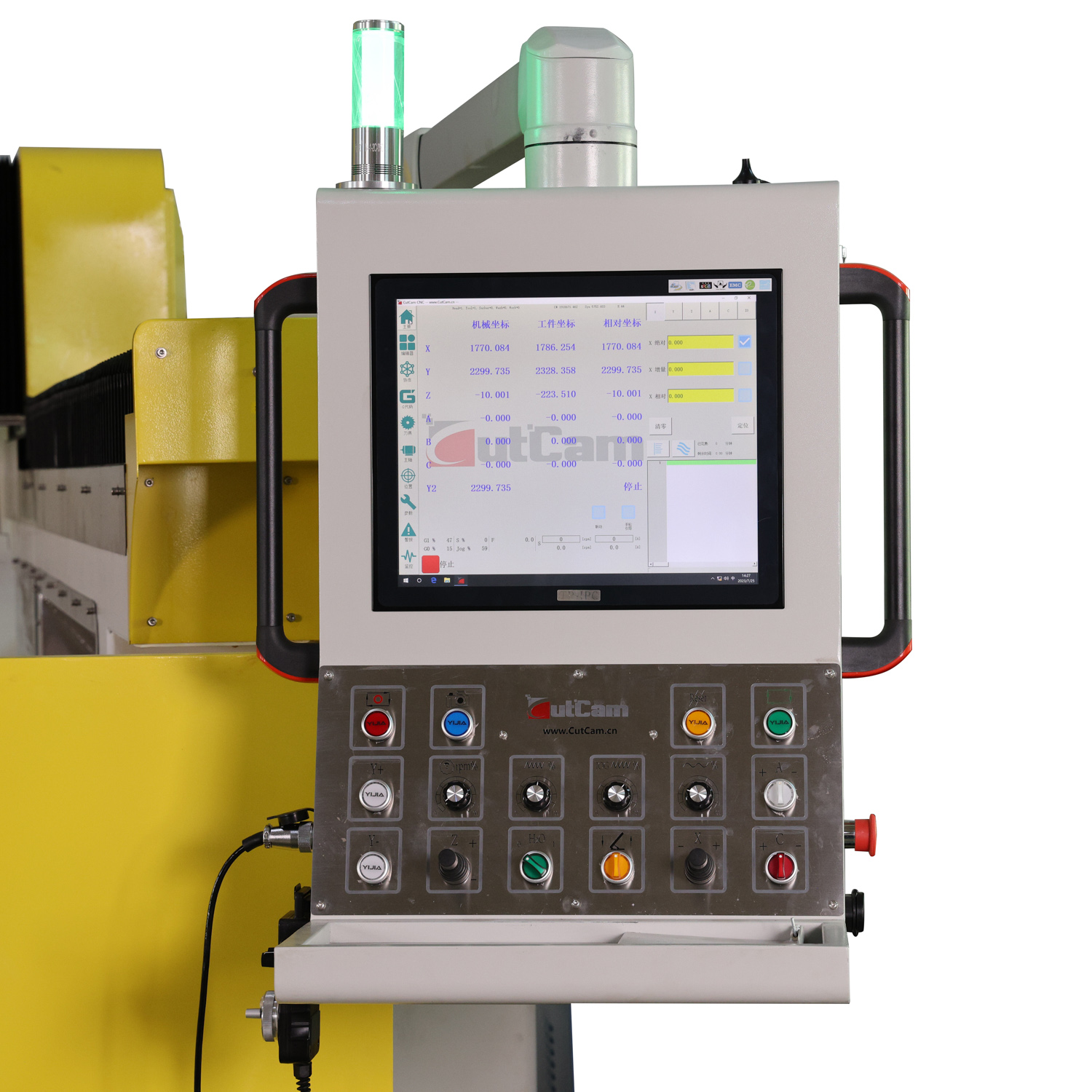 Good Quality 5-Axis Bridge Cutting Machine with Camera and CNC Controller YTQJ450-GEE5X
