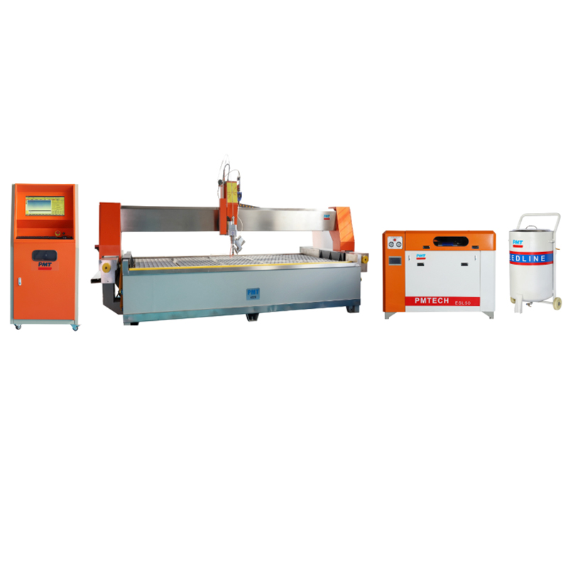 Full Protected 4000Bar 45 Degree Waterjet Cutting Machine for Mental,glass,ceramic Cutting