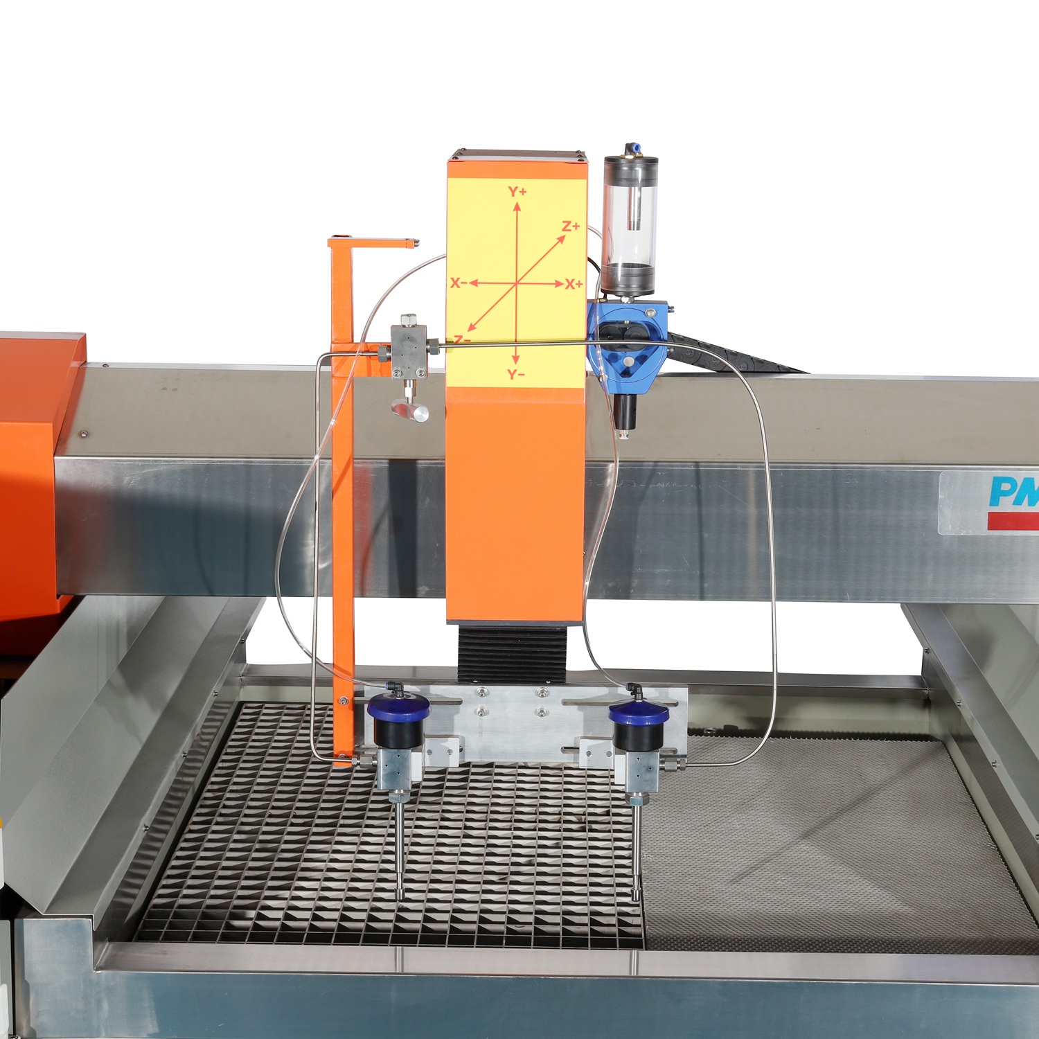 Small Size 3 Axis Cutting Head Double Heads Waterjet Cutting Machine