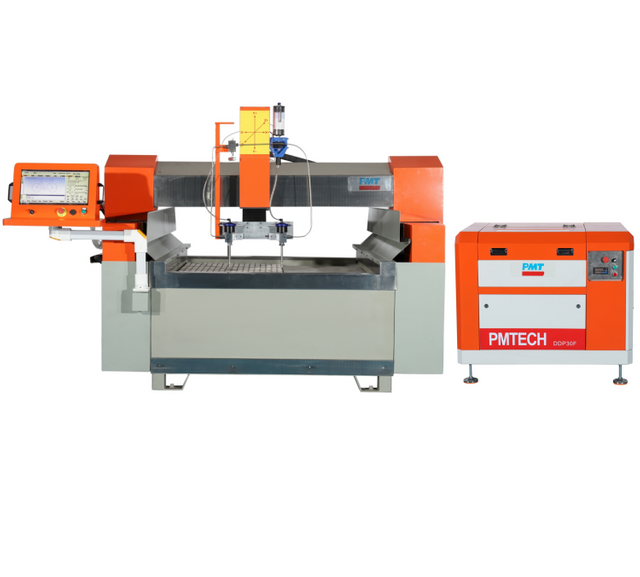 Small Size 3 Axis Cutting Head Double Heads Waterjet Cutting Machine