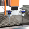 Small Size 3 Axis Cutting Head Double Heads Waterjet Cutting Machine