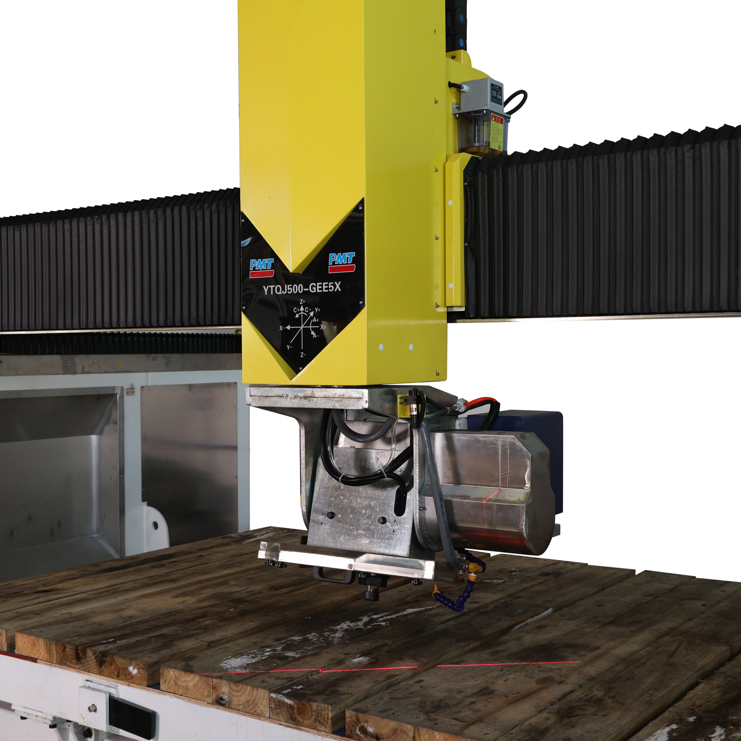 Good Quality 5-Axis Bridge Cutting Machine with Camera and CNC Controller YTQJ450-GEE5X