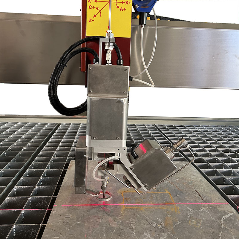 AC 5 Axis Waterjet Cutting Machine Color Customization