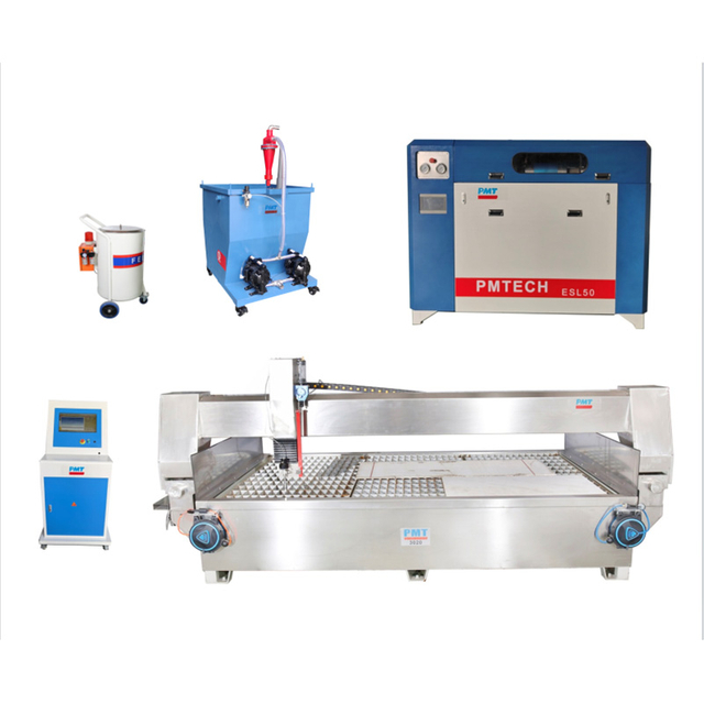 Color Customization Blue 3 Axis Mental Cutting Waterjet Cutting Machine 