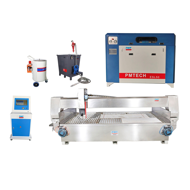 Color Customization Blue 3 Axis Mental Cutting Waterjet Cutting Machine 