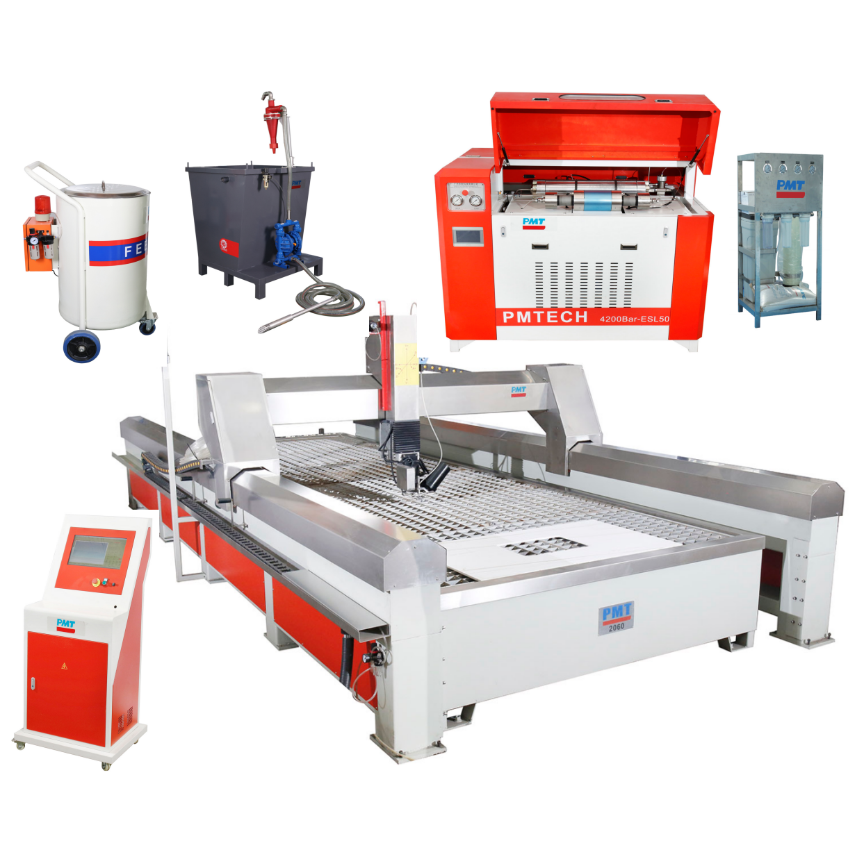 BIg Size 2*6Meters AB5 Axis Mental Cutting Waterjet Cutting Machine 
