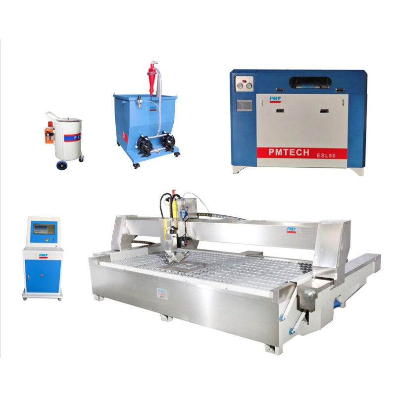 Color Customization Blue 3 Axis Mental Cutting Waterjet Cutting Machine 