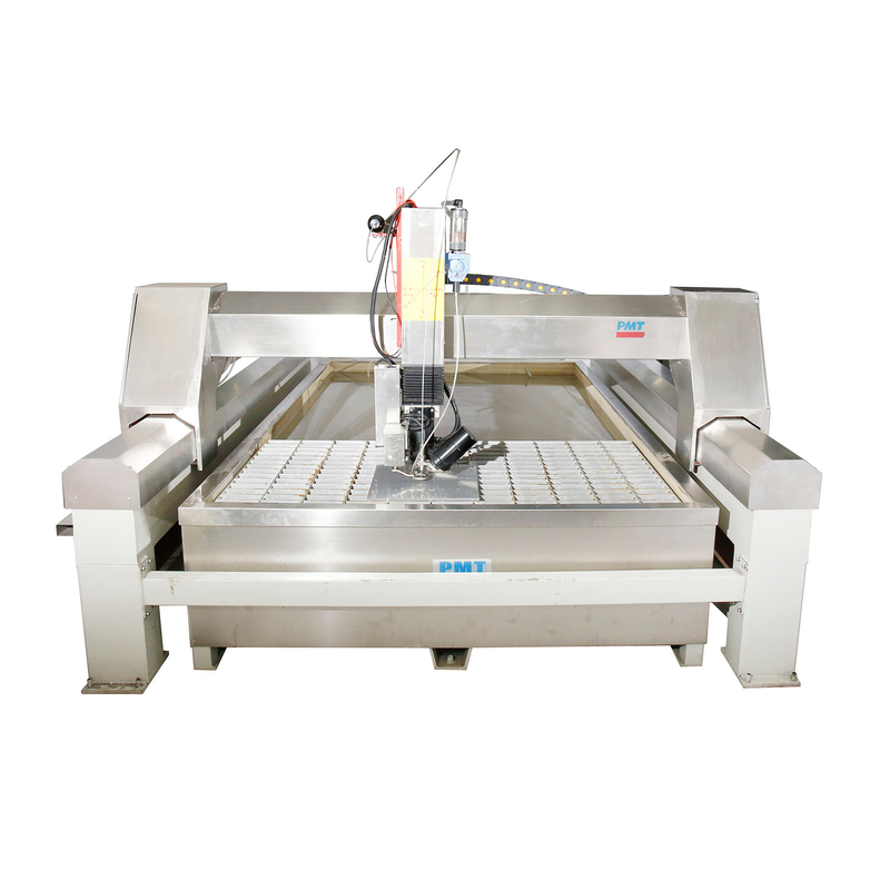 Small Size CNC Water Jet Cutting Machine 5 Axis 45 Degrees Waterjet Cutting Machine
