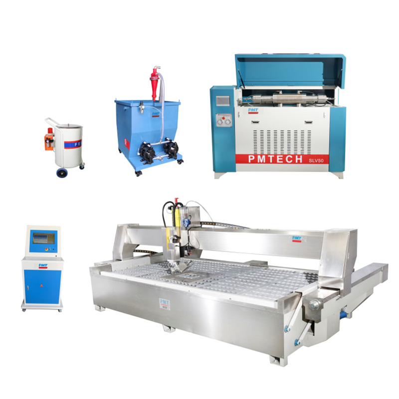 Color Customization Greem Good Quality AC 5 Axis Waterjet Cutting Machine 