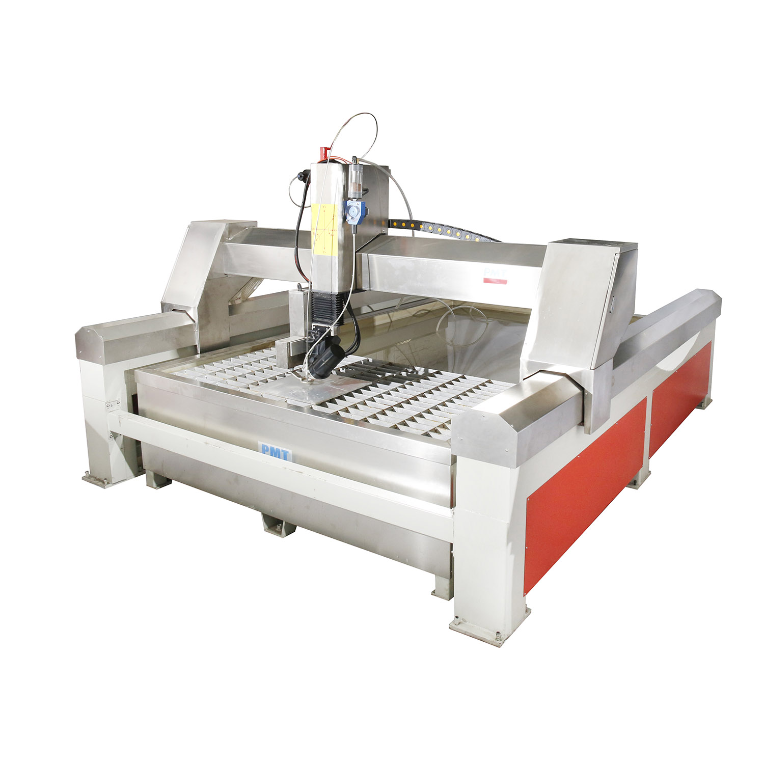 Small Size CNC Water Jet Cutting Machine 5 Axis 45 Degrees Waterjet Cutting Machine