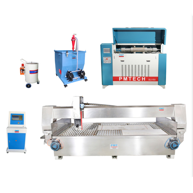 Color Customization Greem Good Quality AC 5 Axis Waterjet Cutting Machine 
