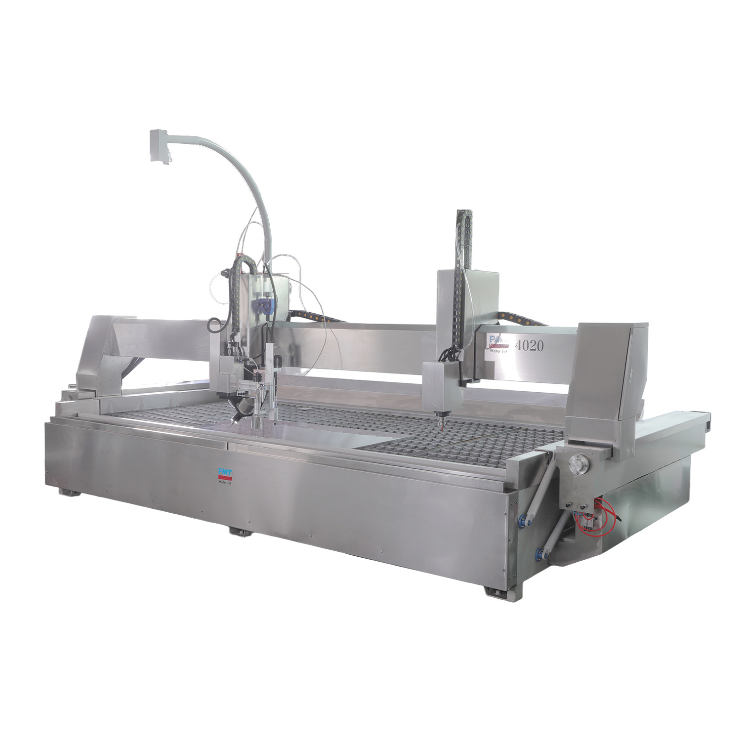 Full Protected 4000Bar 45 Degree Waterjet Cutting Machine for Mental,glass,ceramic Cutting