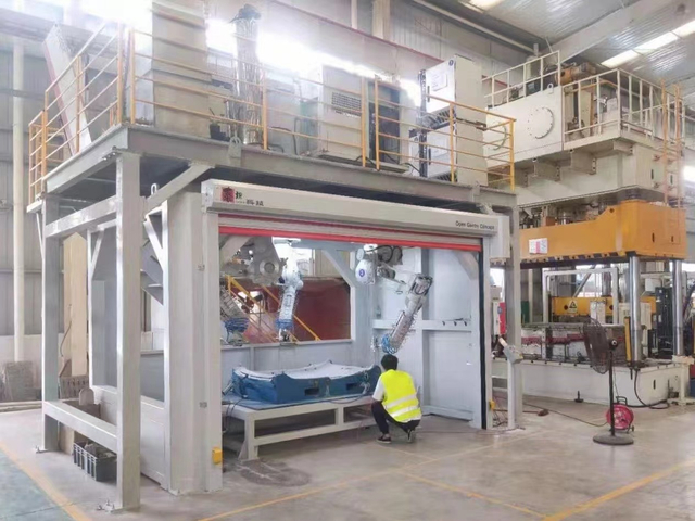 Ceiling Triple Robot Robort Waterjet System with 5000bar High Pressure Pump 